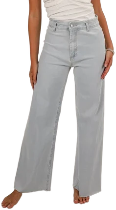 Dress Up High-Rise Wide Leg Jeans
