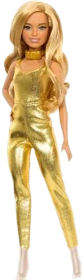 Barbie Fashionistas Petite Golden Jumpsuit