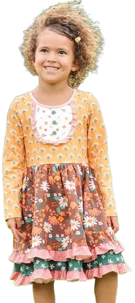 Matilda Jane Clothing Sugar Shack Ruffle Dress