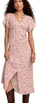 Lucky Brand Simone Floral Midi Dress