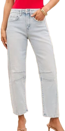 Free Cove Super Stretch High Rise Barrel Jeans