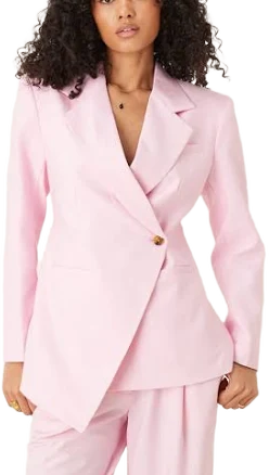 ASOS Tailored Nipped Waist Blazer with Cutaway Hem