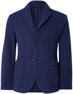 Sashiko Cotton Suit Jacket