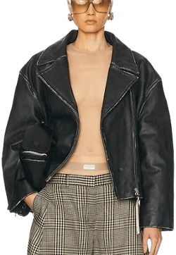 Acne Studios Women's Lilket Leather Jacket