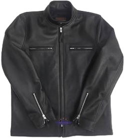 Vintage Cafe Racer Slim Fit Goatskin Leather Jacket