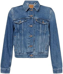 Levis Women's Soft As Butter Original Trucker Denim Jacket