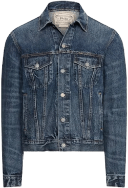 Polo Ralph Lauren Men's Classic-Collar Cotton Denim Jacket