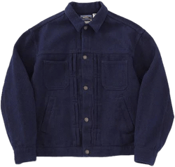 Blue Blue Japan Men's Fine Sashiko Trucker Jacket