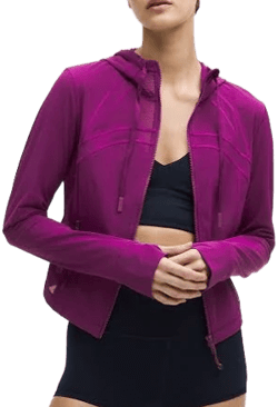 Lululemon Women's Define Cropped Mesh Jacket