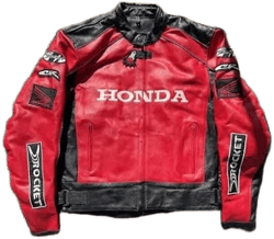 Red Rocket Men's Genuine Cowhide Leather CE Approved Protective Jacket