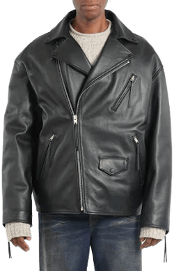 Acne Studios Biker Jacket Black - 48