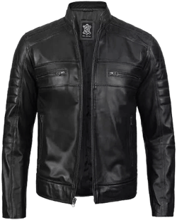 Black Leather Jacket Mens