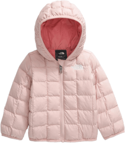 THE NORTH FACE Baby Reversible ThermoBall Insulated Hooded Jacket 6 Months Pink Moss