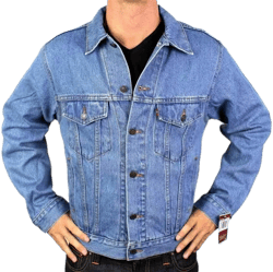 Levi's Men's Premium Classic Button Up Denim Jean Jacket