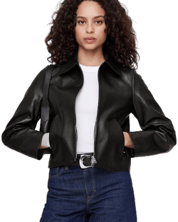 Banana Republic Women's Minimalist Leather Jacket