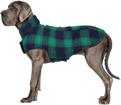 Plaid Reversible Waterproof Dog Jacket