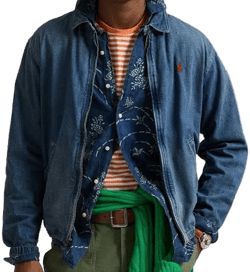 Polo Ralph Lauren Bayport Denim Bomber Jacket
