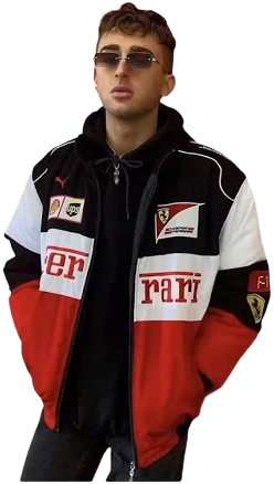 F1 Ferrari Racing Bomber Jacket
