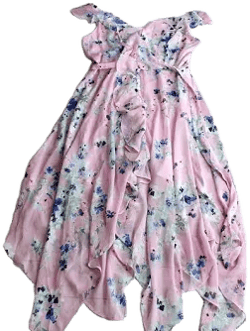 Emma & Michele Women's Sheer Floral Maxi Dress