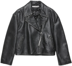 Acne Studios Leather Biker Women Jacket