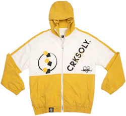 CRKSOLY. Luxury Performance Retro Windbreaker Jacket