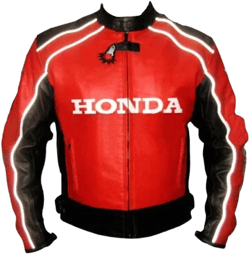 Honda Racing Leather Motorcycle Jacket