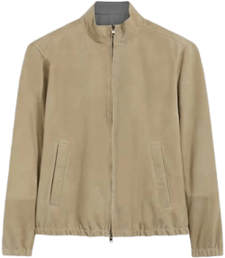 Pal Zileri Reversible Suede Bomber