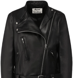 Acne Studios Women's Leather Motorcycle Jacket