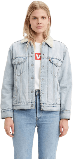 Levi's Women's Sherpa Jacquard Trucker Jacket
