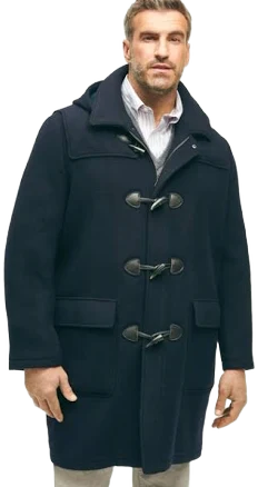 Brooks Brothers Men's Big & Tall Classic Wool Duffle Coat