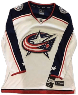 NWT Columbus Blue Jackets Womens XL Fanatics Jersey (BLANK) | SidelineSwap | Buy and Sell on SidelineSwap