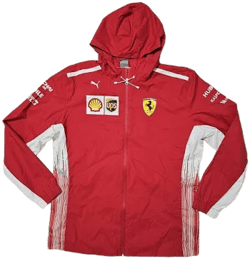 Puma Ferrari Jacket F1 Jacket Formula 1 Red Track Light Jacket Zip 2xl