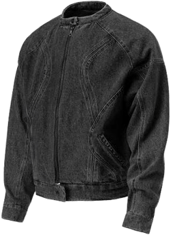 Denim Biker Jacket