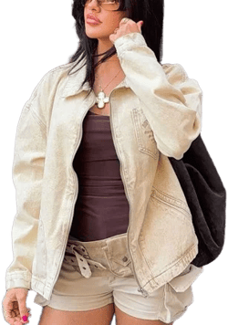 Fashion Nova Women's A Clean Break Denim Jacket