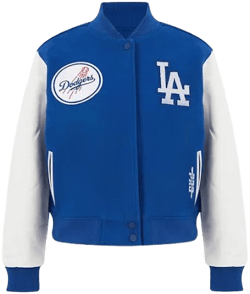 La Dodgers Varsity Wool/Leather Jacket