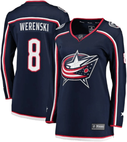 Women's Fanatics Zach Werenski Navy Columbus Blue Jackets Breakaway Jersey