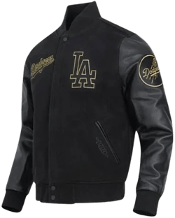 Pro Standard Men's Los Angeles Dodgers Wool Varsity Jacket