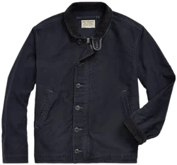 Men's RRL Corduroy-Collar Cotton Deck Jacket