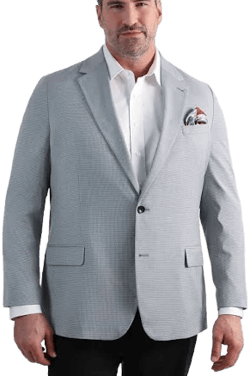 Big & Tall J.M. Haggar Mini Dobby Tailored Fit Sport Coat Men's