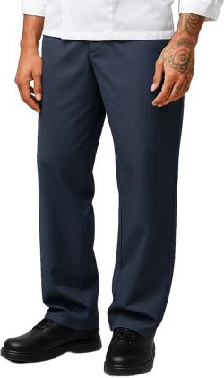 Chef pants Light grey color drawstring