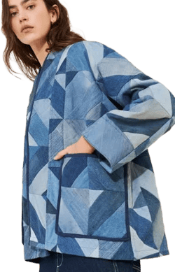Elliot Patchwork Denim Jacket
