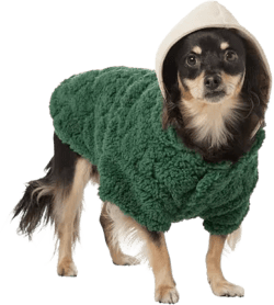Frisco Medium Weight Onion Quilted Sherpa Dog & Cat Jacket