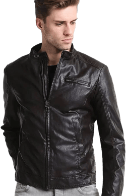 Men's Mark Cafe Racer Leather Jacket