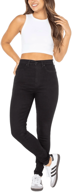 Celebrity Pink Juniors' Curvy High-Rise Skinny Jeans