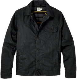 Flint and Tinder Men's Flannel-Lined Waxed Trucker Jacket