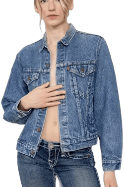 Levi's Vintage Faded Cotton Trucker Jacket