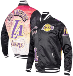 Pro Standard Men's Los Angeles Lakers Sublimated Satin Jacket