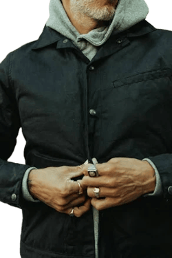 Flint and Tinder Men's The James Waxed Snap Jacket