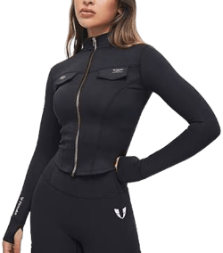 Flexfit Zip Up Cropped Jacket