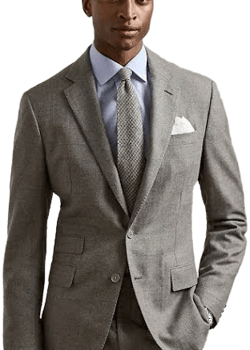 Ralph Lauren Men's Kent Two-Button Notch Lapel Wool Sharkskin Sport Coat